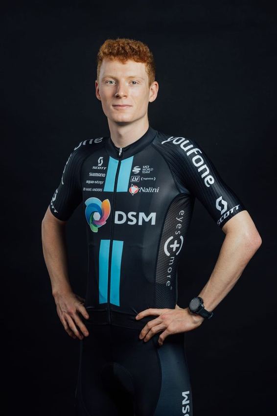 Frederik Rodenberg i Team DSM-trøjen