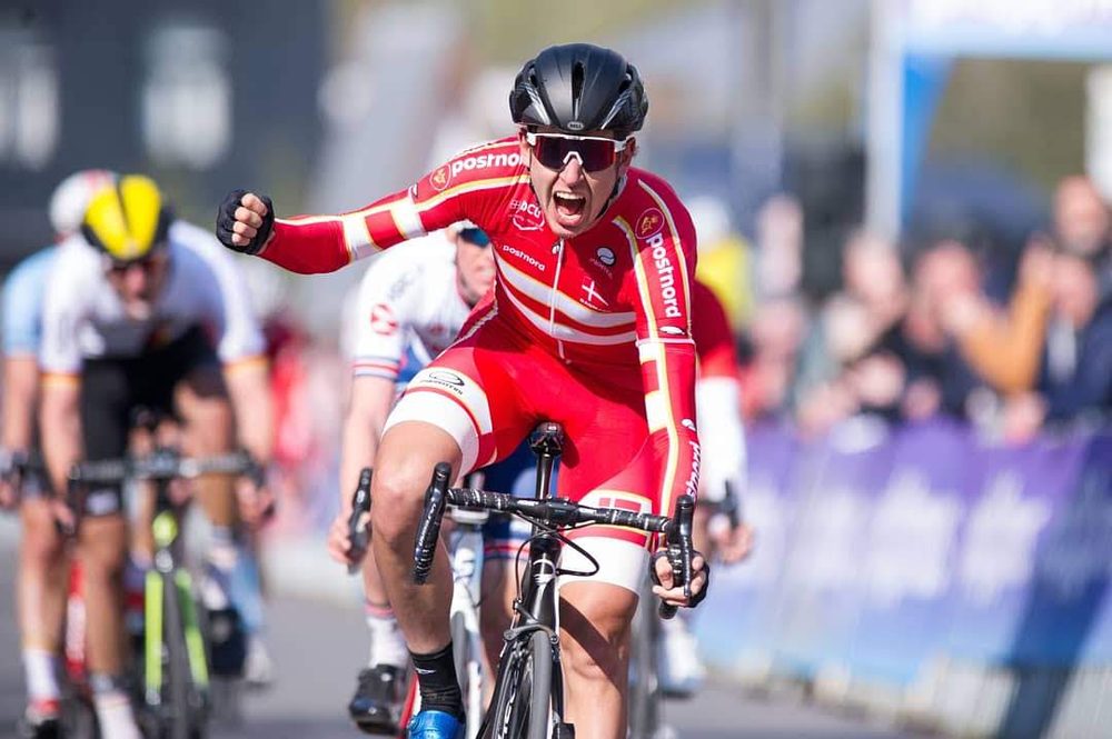 Andreas Stokbro vinder i den danske nationaltrøje
